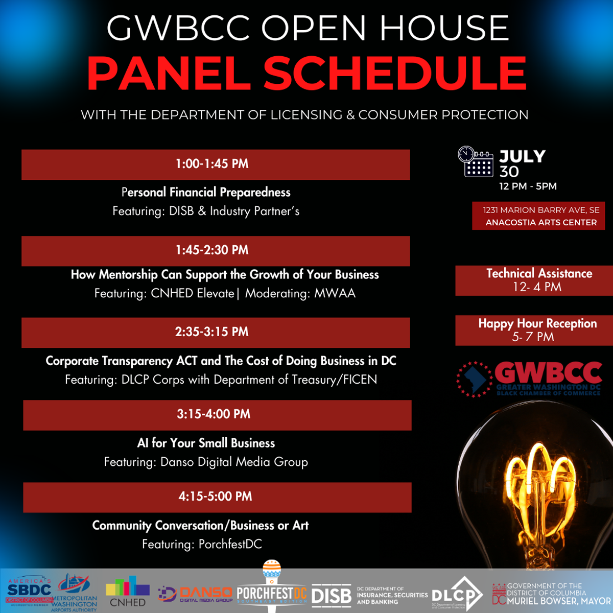 July 2024 GWBCC Open House with Dept of Licensing and Consumer Protection